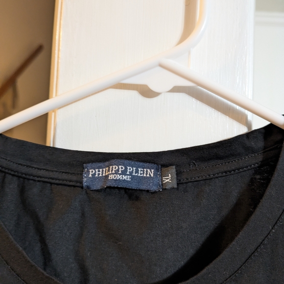 Philipp Plein Black Skull Graphic T-Shirt - Picture 6 of 7